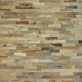 Mur avec planche de bois