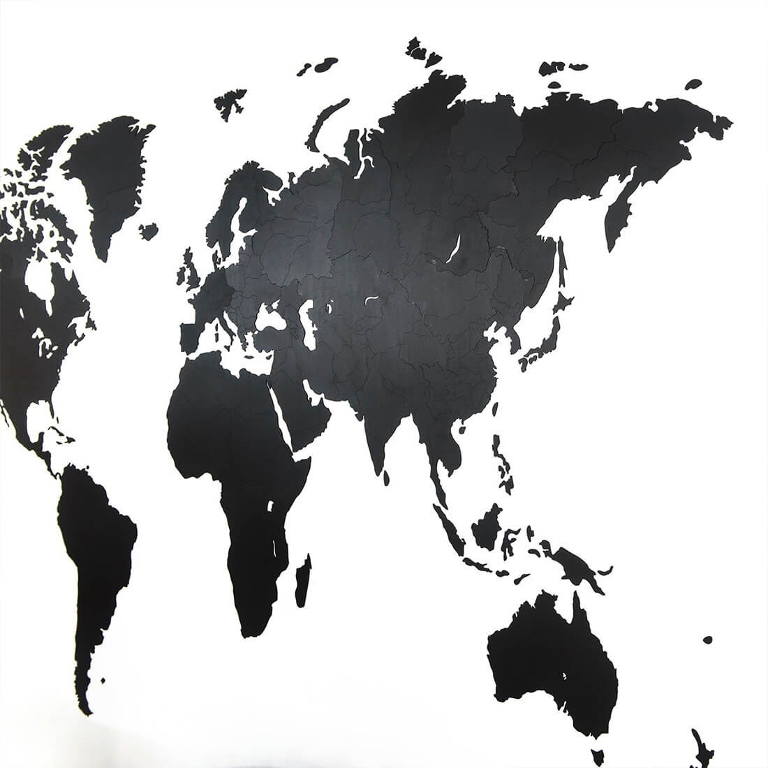 Carte du Monde Géante  Mappemonde Geante - Noir