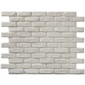 mur en brique blanche