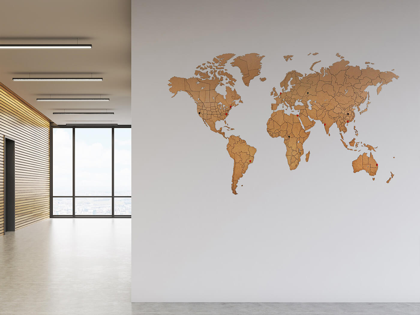 Carte du monde murale : comment l'intégrer à ma décoration ?